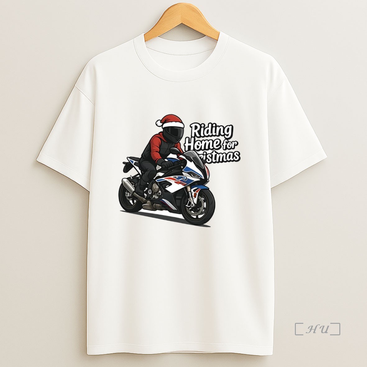 Officials Biker Bmw S1000rr Riding Home For Christmas Premium Shirt Sweatshirt Tee