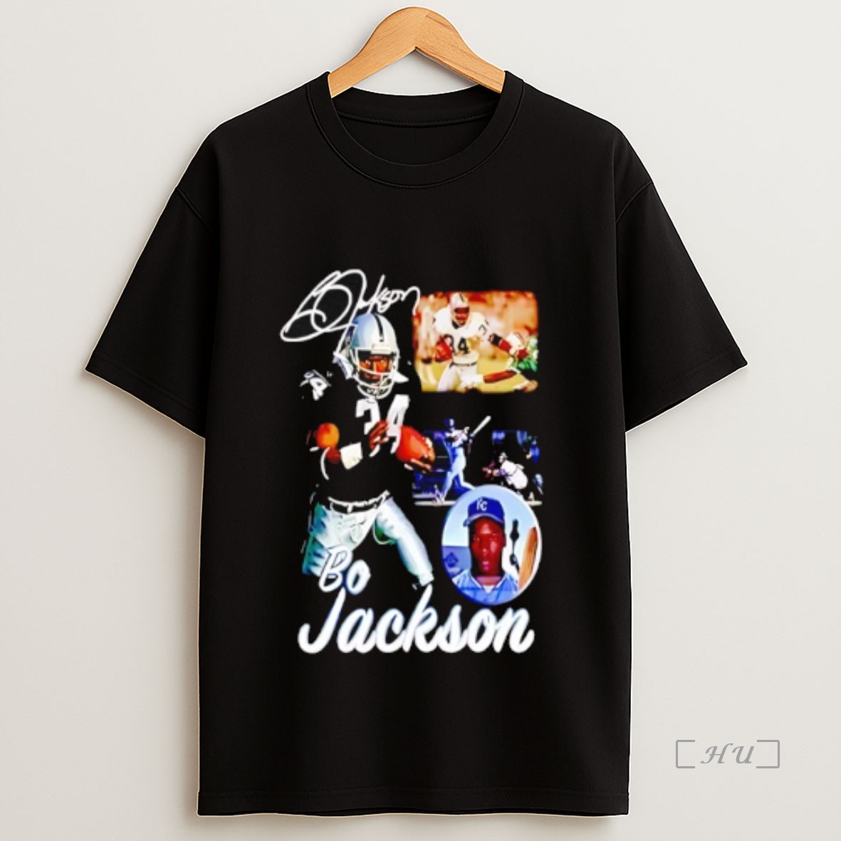 Officials Bo Jackson Football And Baseball Player Signature Premium Shirt Sweatshirt Tee