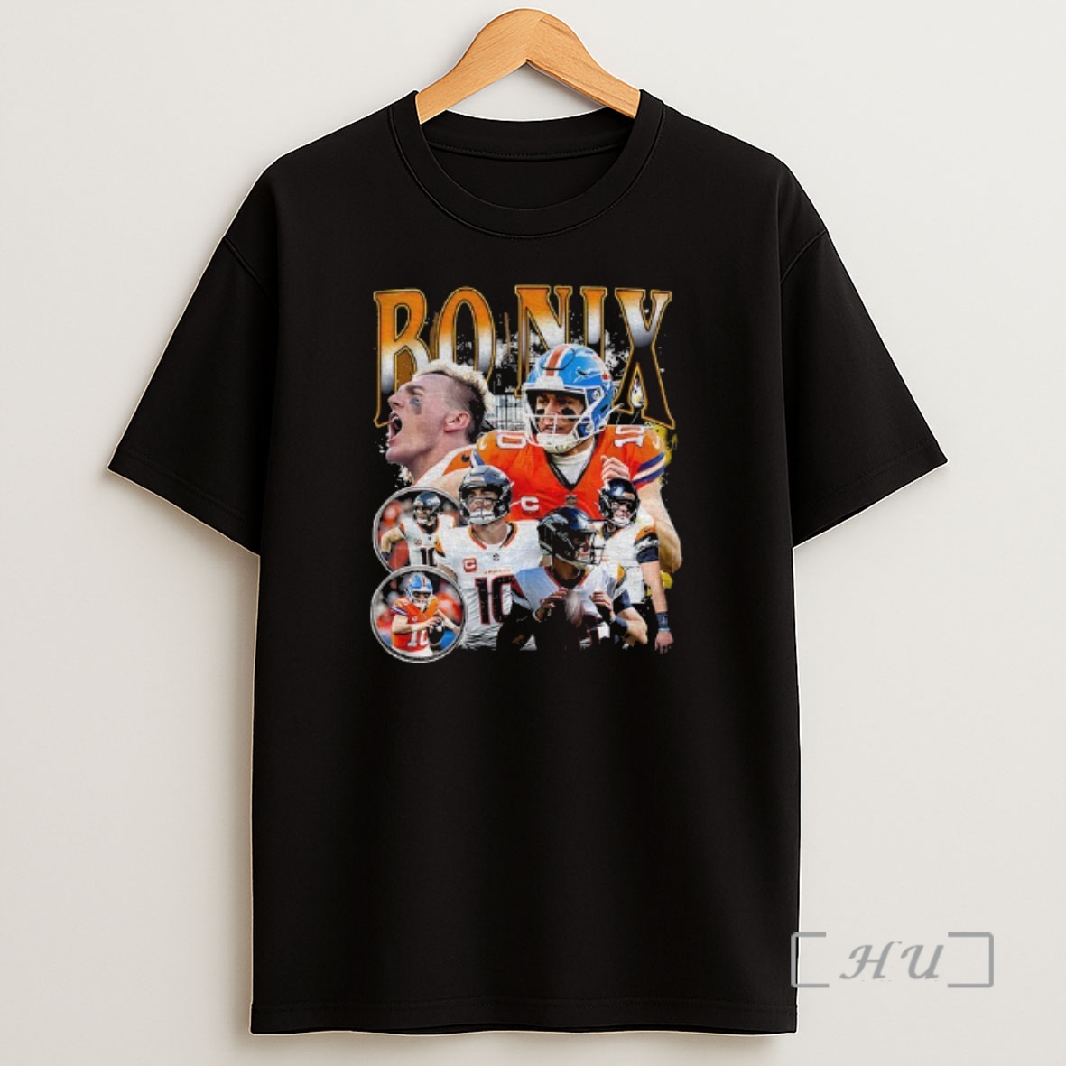 Officials Bo Nix Denver Broncos Bootleg Football Fans Premium Shirt Sweatshirt Tee