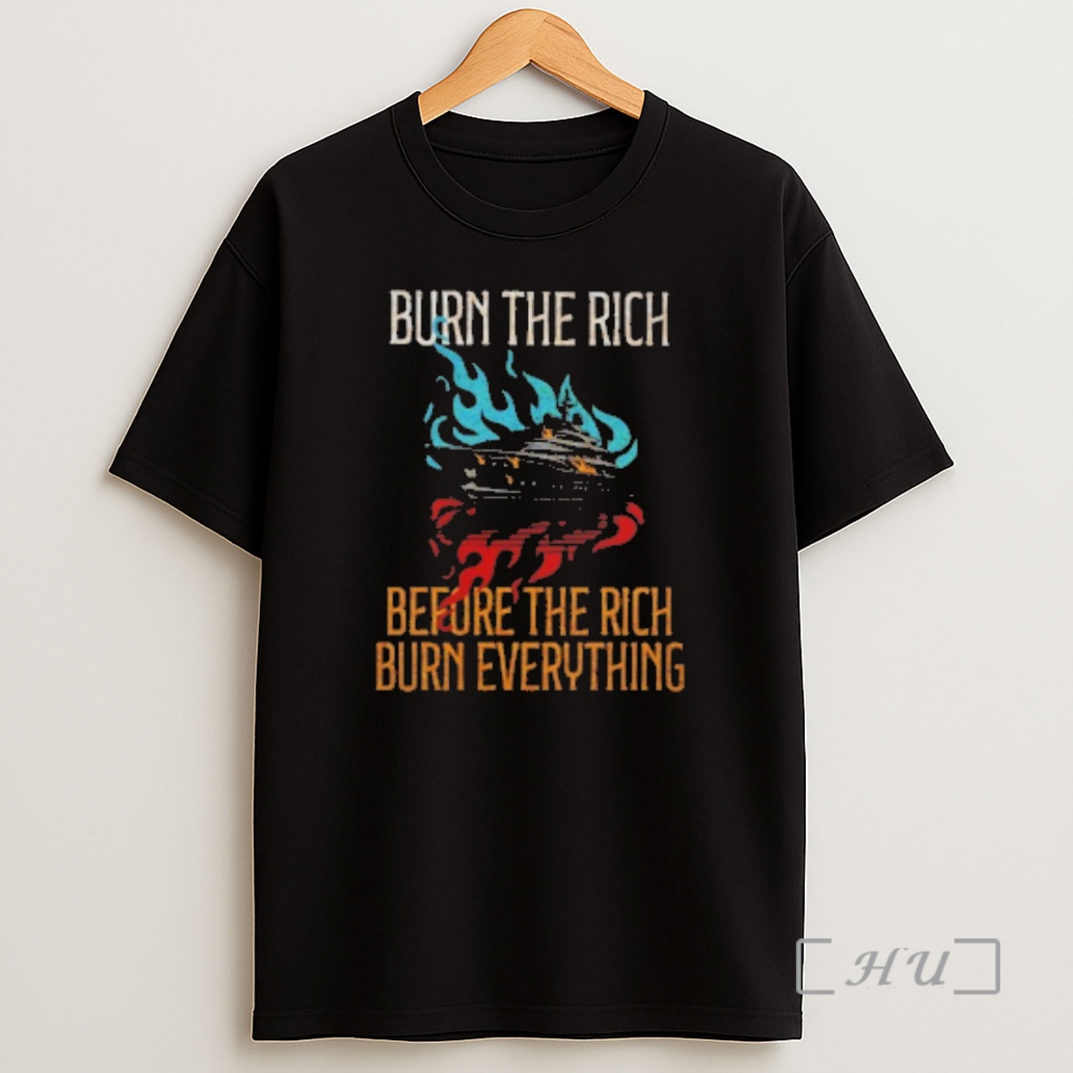 Officials Boat Burn The Rich Before The Rich Burn Everything Premium Shirt Sweatshirt Tee