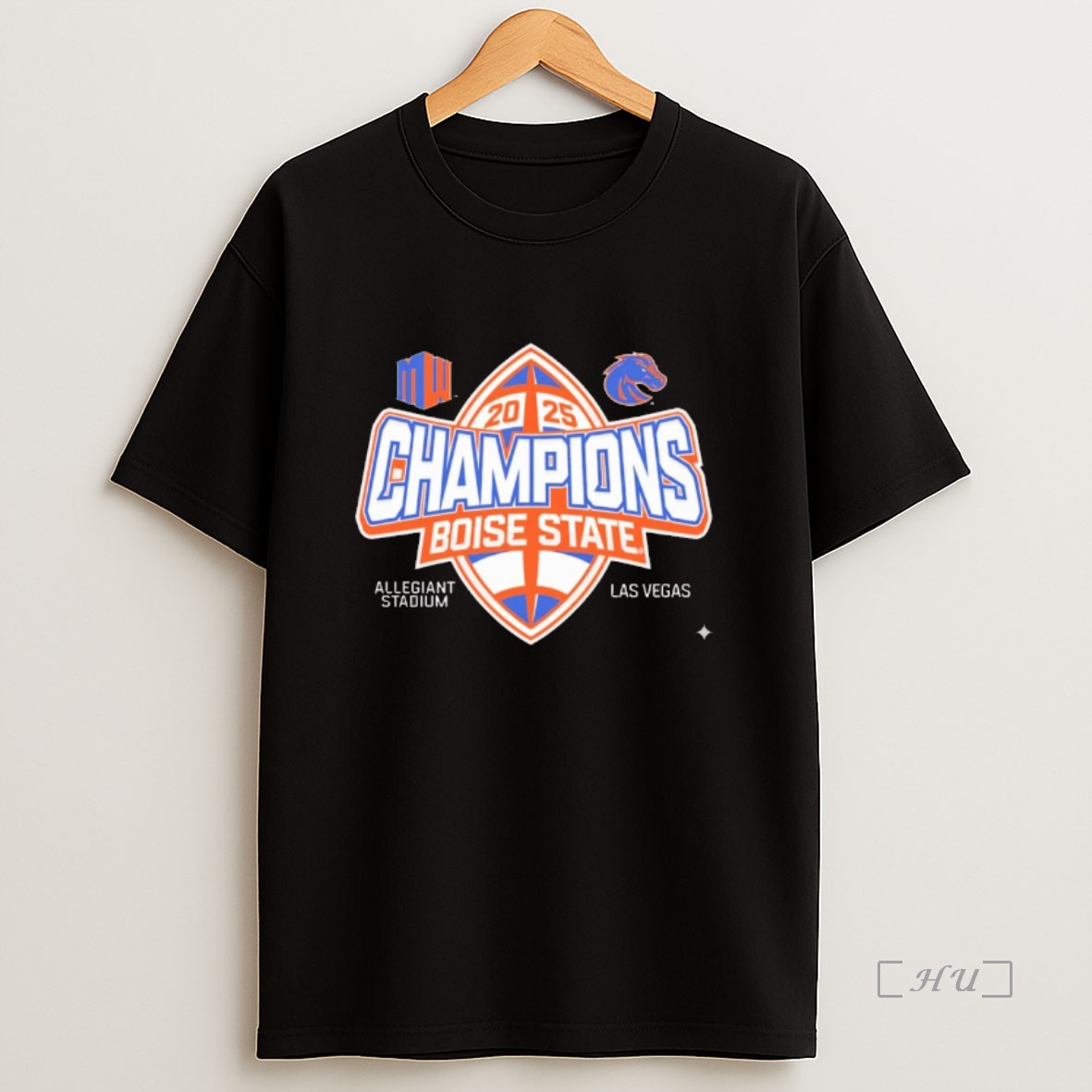 Officials Boise State Broncos 2025 Mountain West Football Champions Allegiant Stadium Las Vegas Premium Shirt Sweatshirt Tee