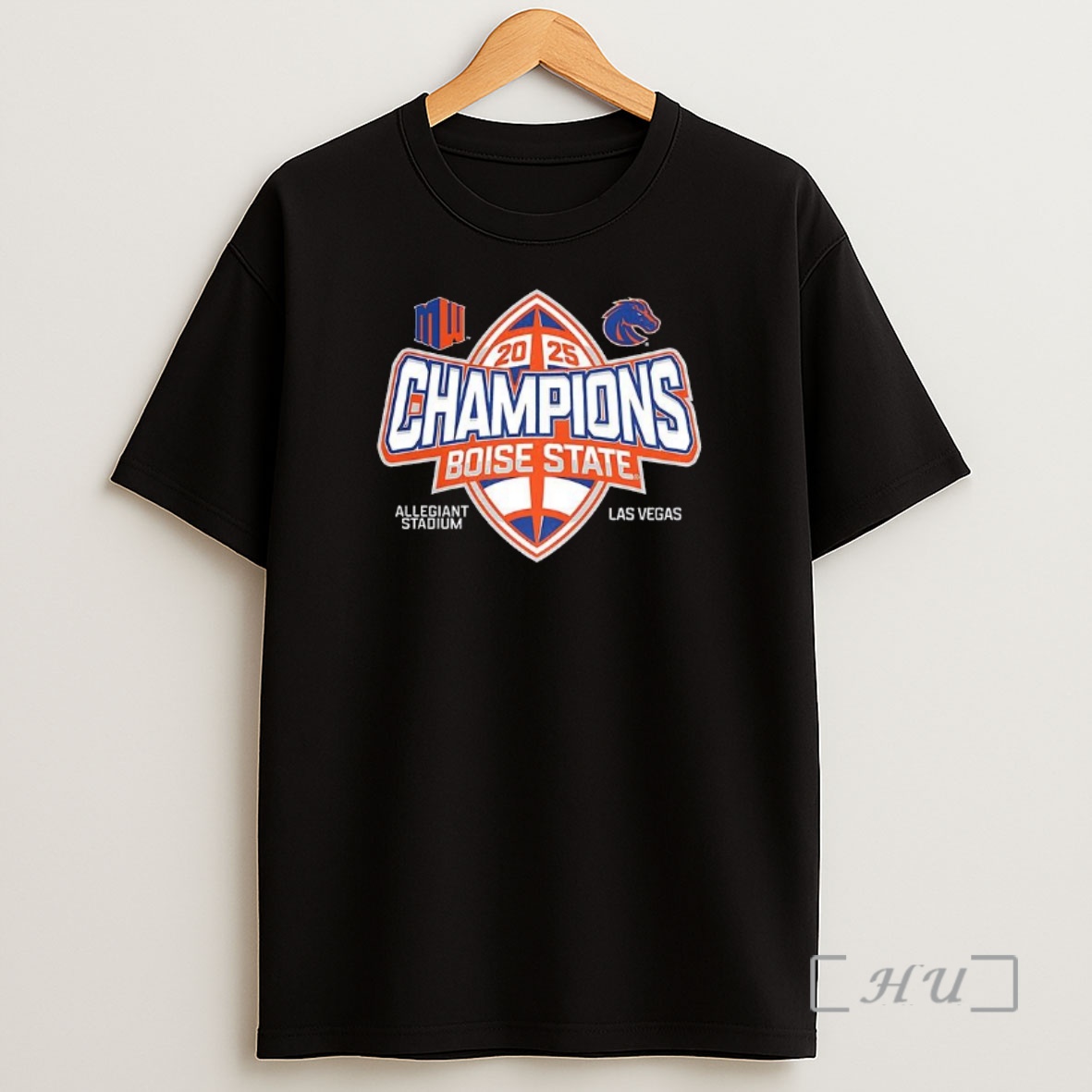 Officials Boise State Broncos 2025 Mountain West Football Champions Logo Premium Shirt Sweatshirt Tee