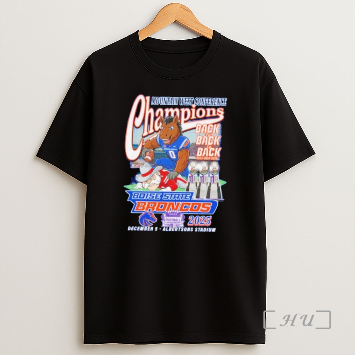 Officials Boise State Broncos Mountain West Conference Championship Back 2 Back 2025 Premium Shirt Sweatshirt Tee