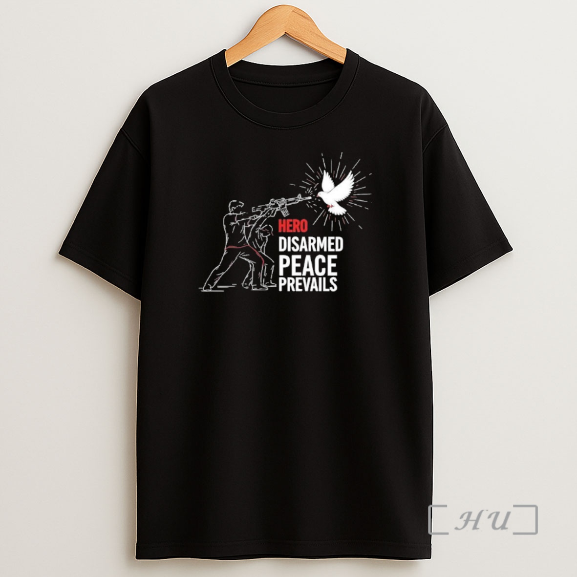 Officials Bondi Beach Shooters Hero Disarmed Peace Prevails Shirt Sweatshirt Tee