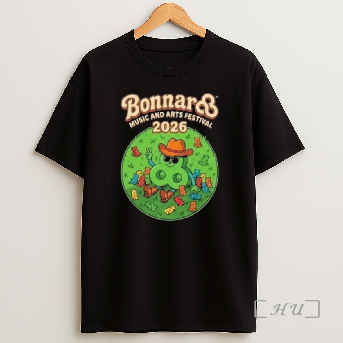 Officials Bonnaroo Music And Arts Festival 2026 On 11 14 June 2026 At Manchester Tennessee Mascot Circle Black Shirt Sweatshirt Tee