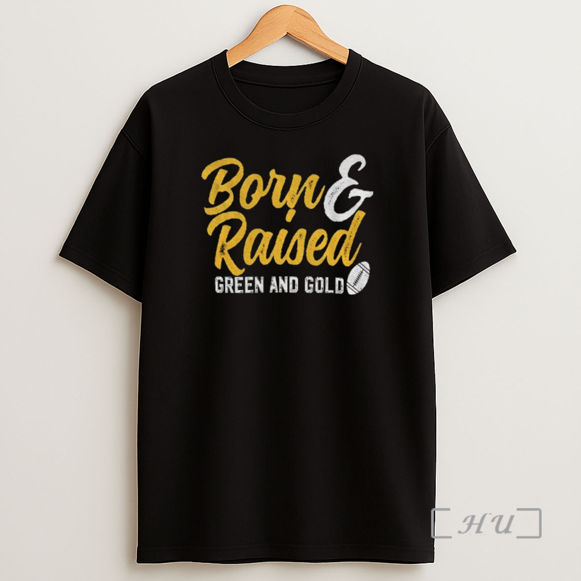 Officials Born And Raised Green And Gold Green Bay Packers Football Shirt Sweatshirt Tee