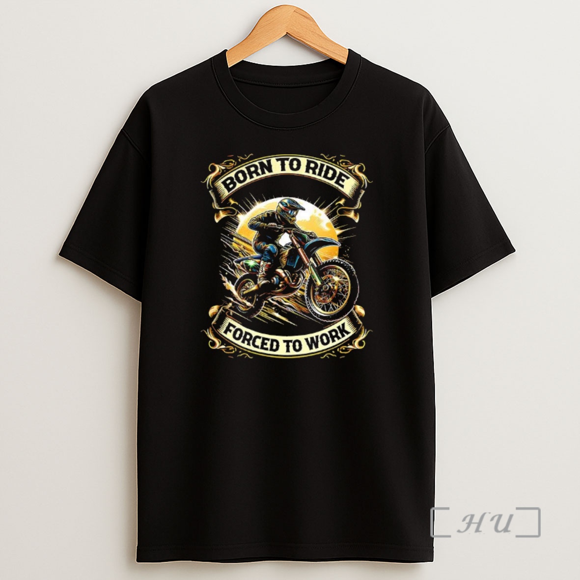 Officials Born To Ride Forced To Work Premium Shirt Sweatshirt Tee