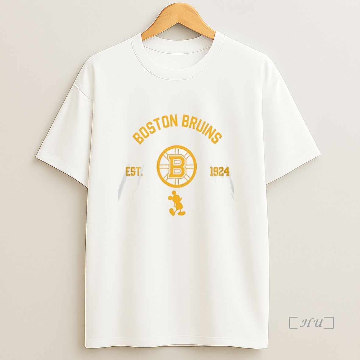 Officials Boston Bruins X Mickey Mouse Hockey Gameday Double Sided Graphic Shirt Sweatshirt Tee