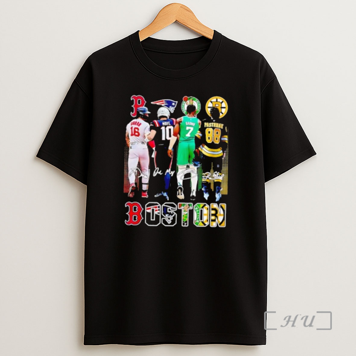 Officials Boston Celtics Brown Bruins Pastrnak Patriots Maye Red Sox Duran 2025 Shirt Sweatshirt Tee