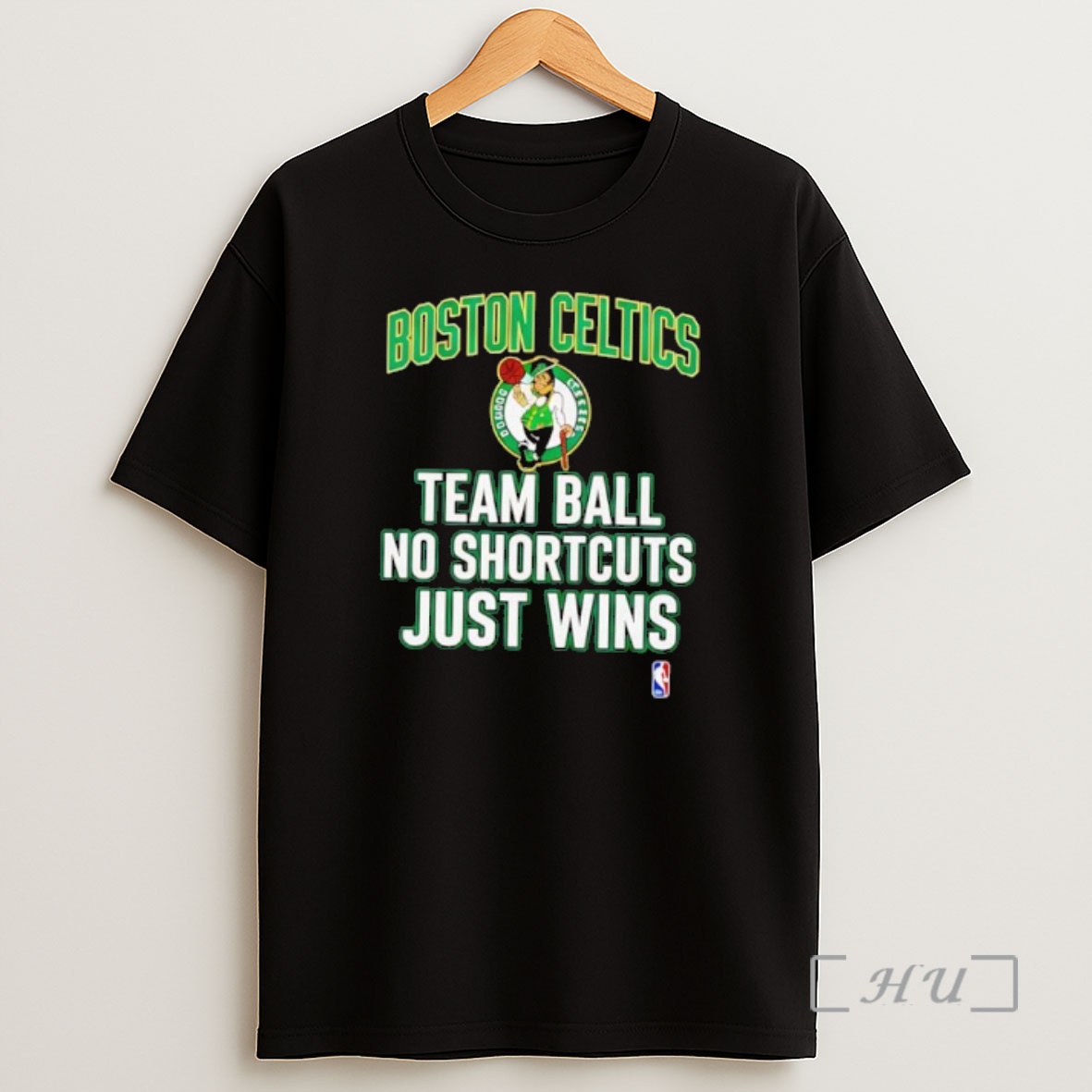 Officials Boston Celtics Team Ball No Shortcuts Just Wins Shirt Sweatshirt Tee