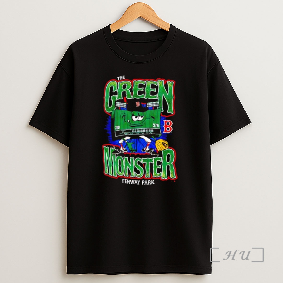 Officials Boston Red Sox The Green Monster Fenway Park Graphic Shirt Sweatshirt Tee