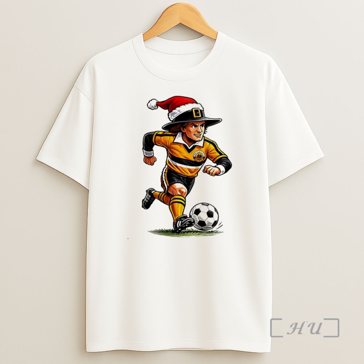 Officials Boston United Santa Hat Mascot Christmas Christmas Premium Shirt Sweatshirt Tee