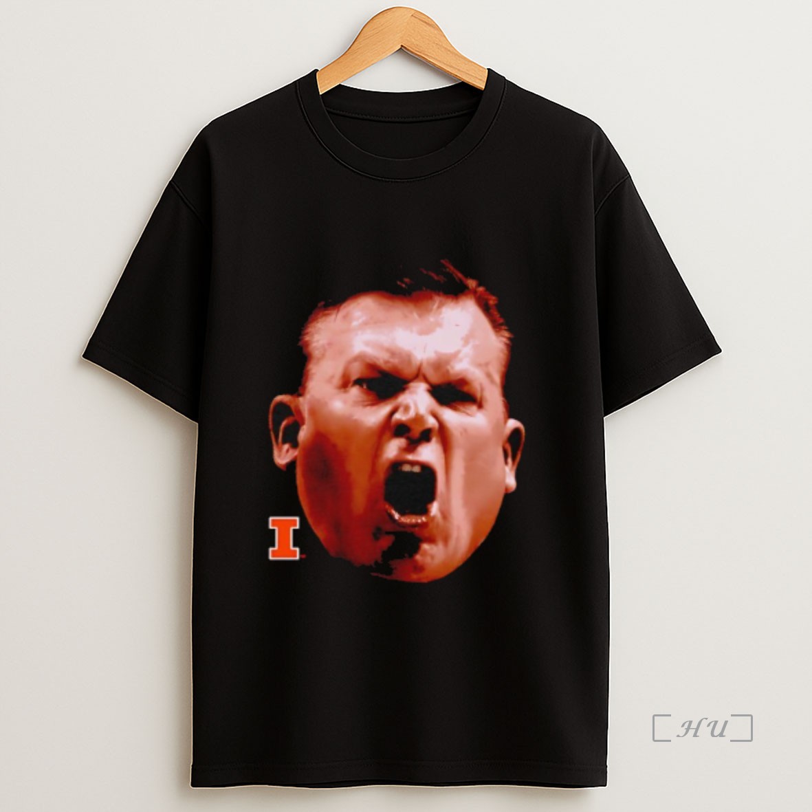 Officials Brad Underwood Big Face Coach Illinois Fighting Illini Basketball Premium Shirt Sweatshirt Tee