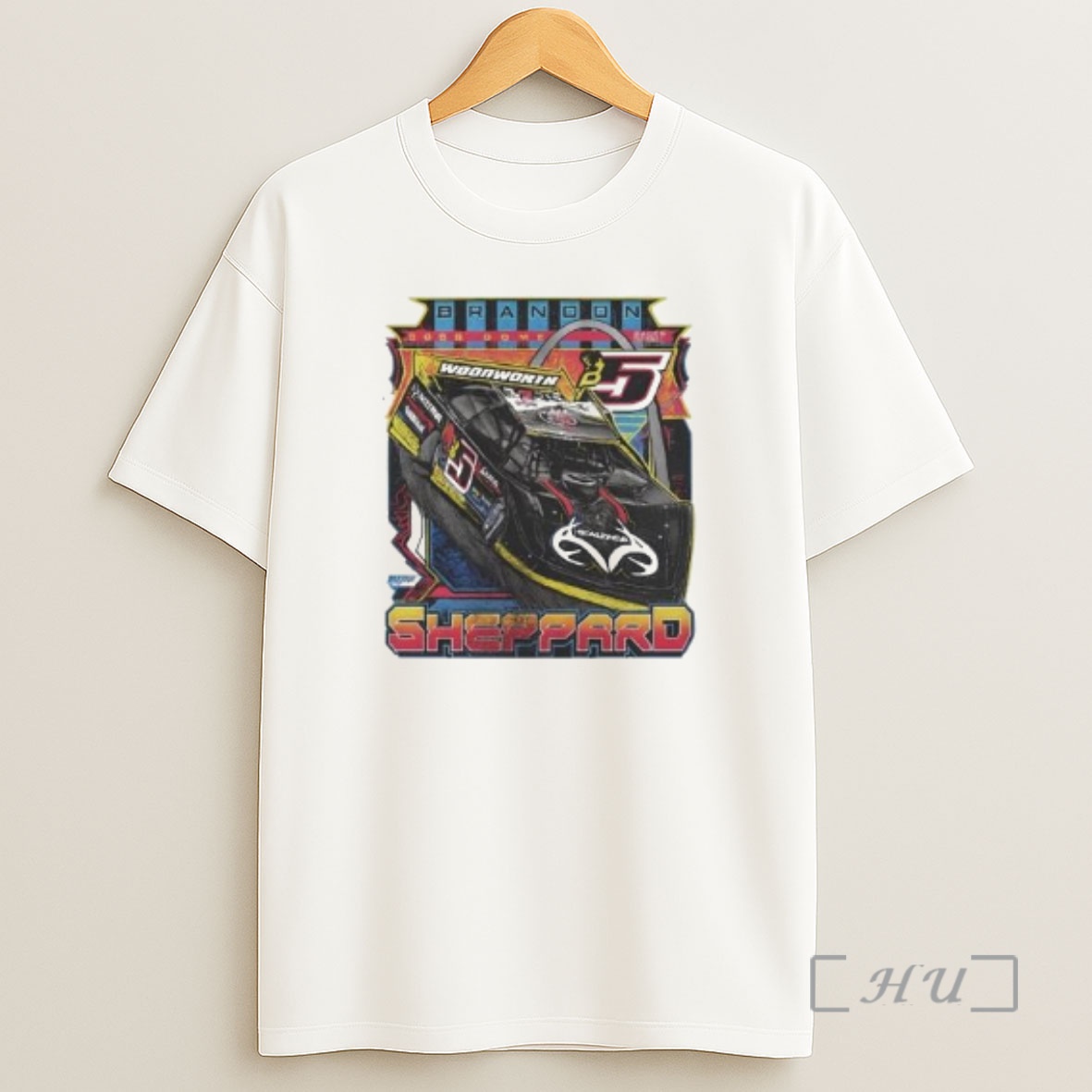 Officials Brandon Sheppard 2025 Dome Dennis G Woodworth Car Racing Circle White Shirt Sweatshirt Tee