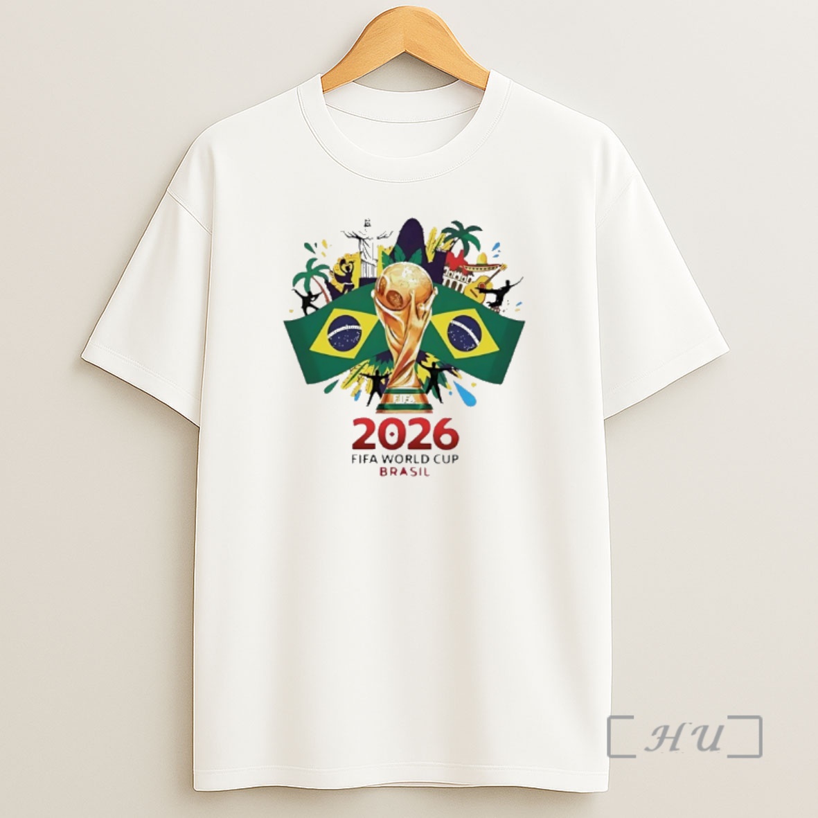 Officials Brazil Fifa World Cup 2026 Trophy Graphic Shirt Sweatshirt Tee