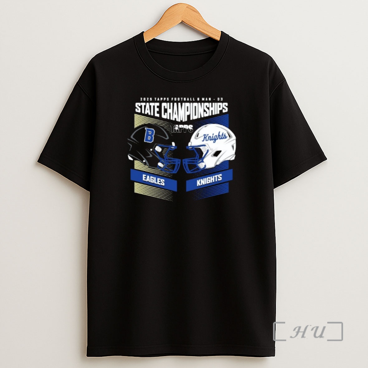 Officials Brazosport Christian School Eagles Vs Valor Preparatory Academy Knights 2025 Tapps Football State Championships H2h 6man Div 3 Shirt Sweatshirt Tee