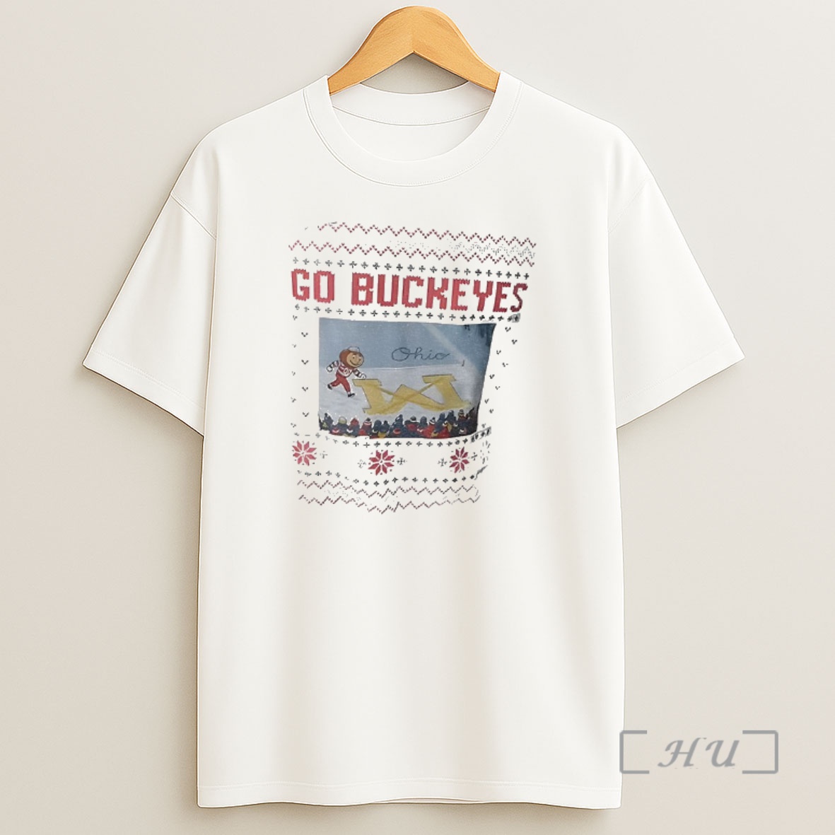 Officials Brutus Buckeye Ohio Snow Brutus Crosses Out Michigan Cartoon Premium Shirt Sweatshirt Tee
