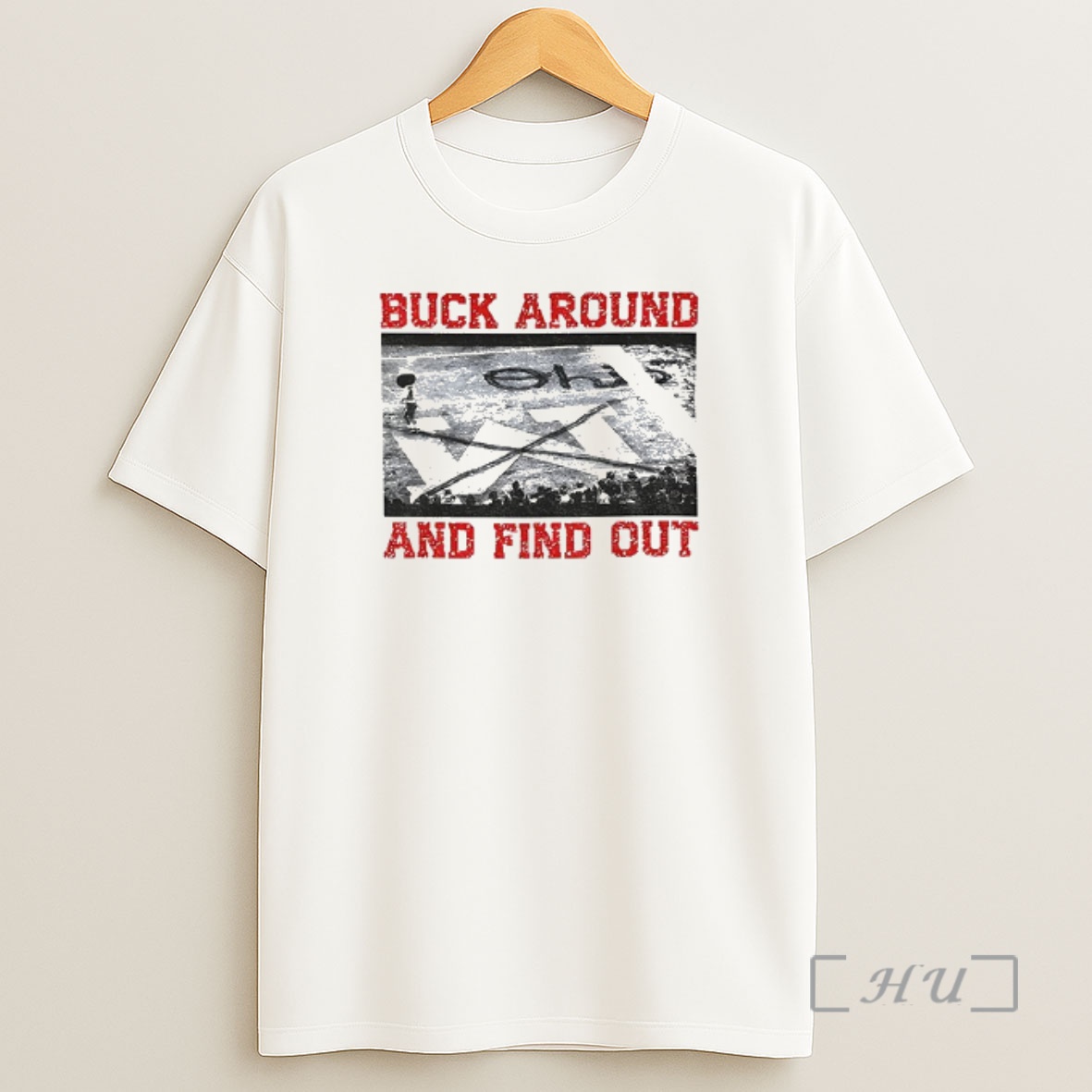 Officials Brutus Ohio State Buckeyes Beat Michigan X End Zone Buck Around And Find Out Premium Shirt Sweatshirt Tee