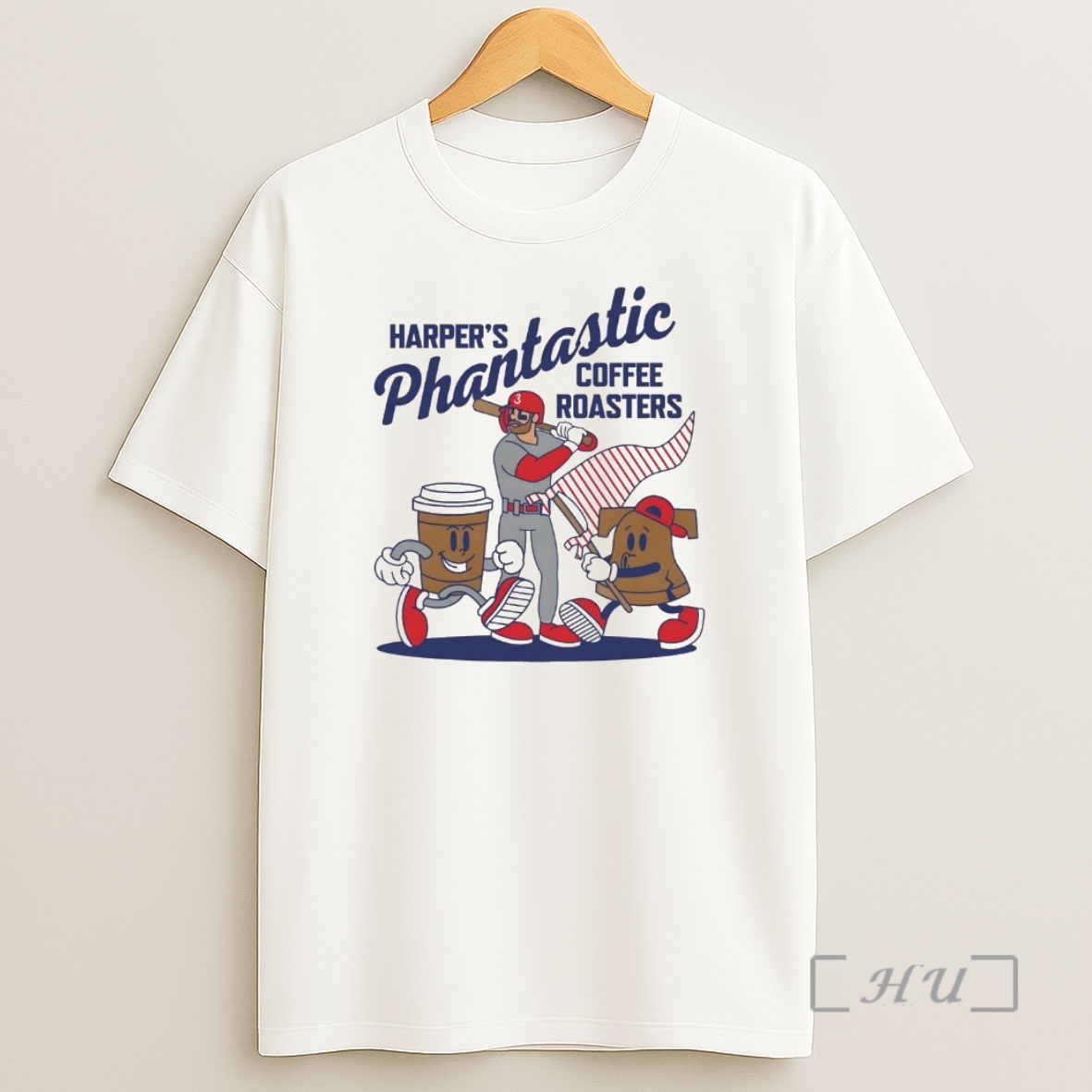 Officials Bryce Harpers Phantastic Coffee Cartoon Philadelphia Phillies Christmas Premium Shirt Sweatshirt Tee