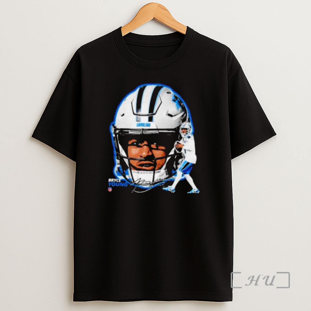 Officials Bryce Young Carolina Panthers Nfl Big Head Signature Shirt Sweatshirt Tee
