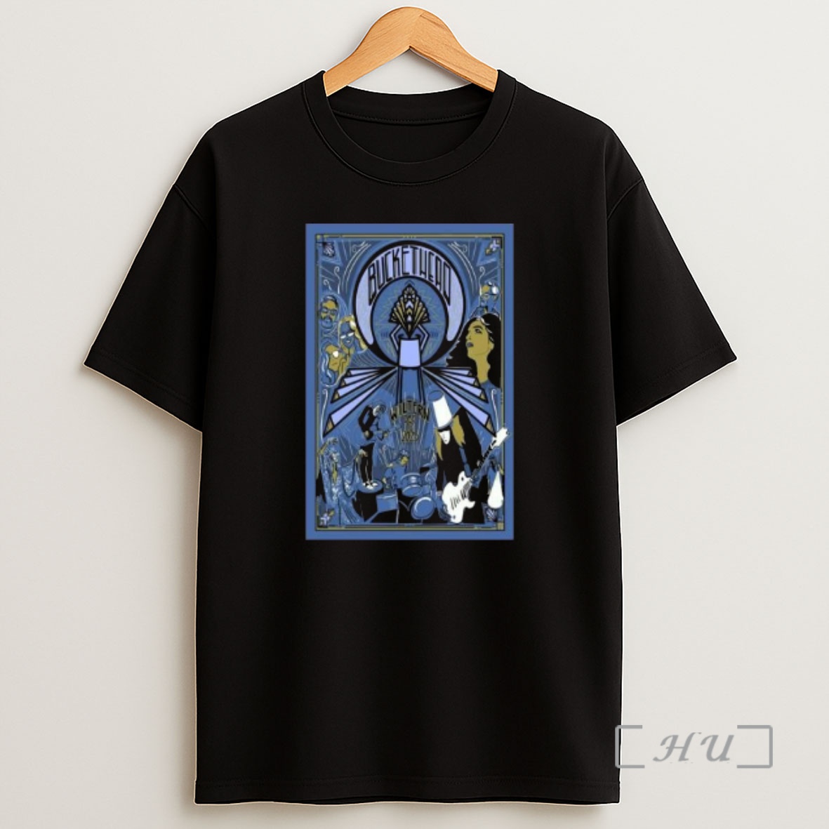 Officials Buckethead Wiltern December 12 2025 Concert Circle Black Shirt Sweatshirt Tee
