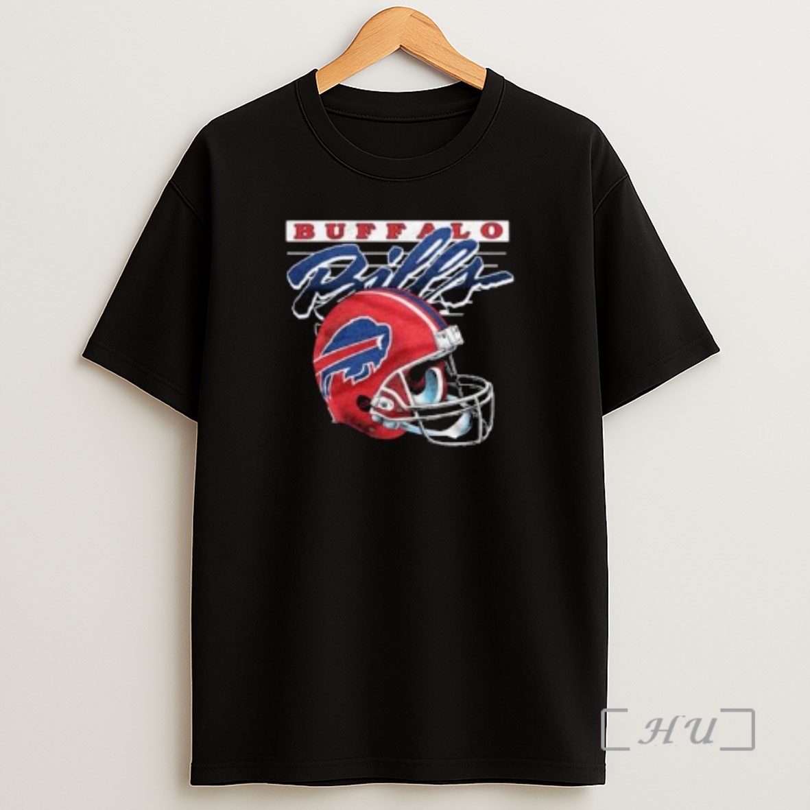 Officials Buffalo Bills Gradient Alt Helmet Circle Black Shirt Sweatshirt Tee