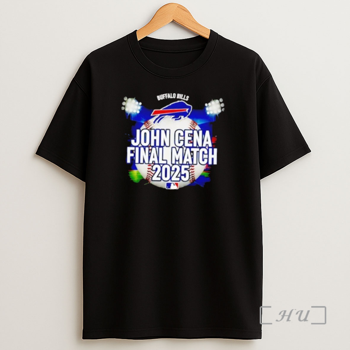 Officials Buffalo Bills John Cena Final Match 2025 X Mlb Baseball Shirt Sweatshirt Tee