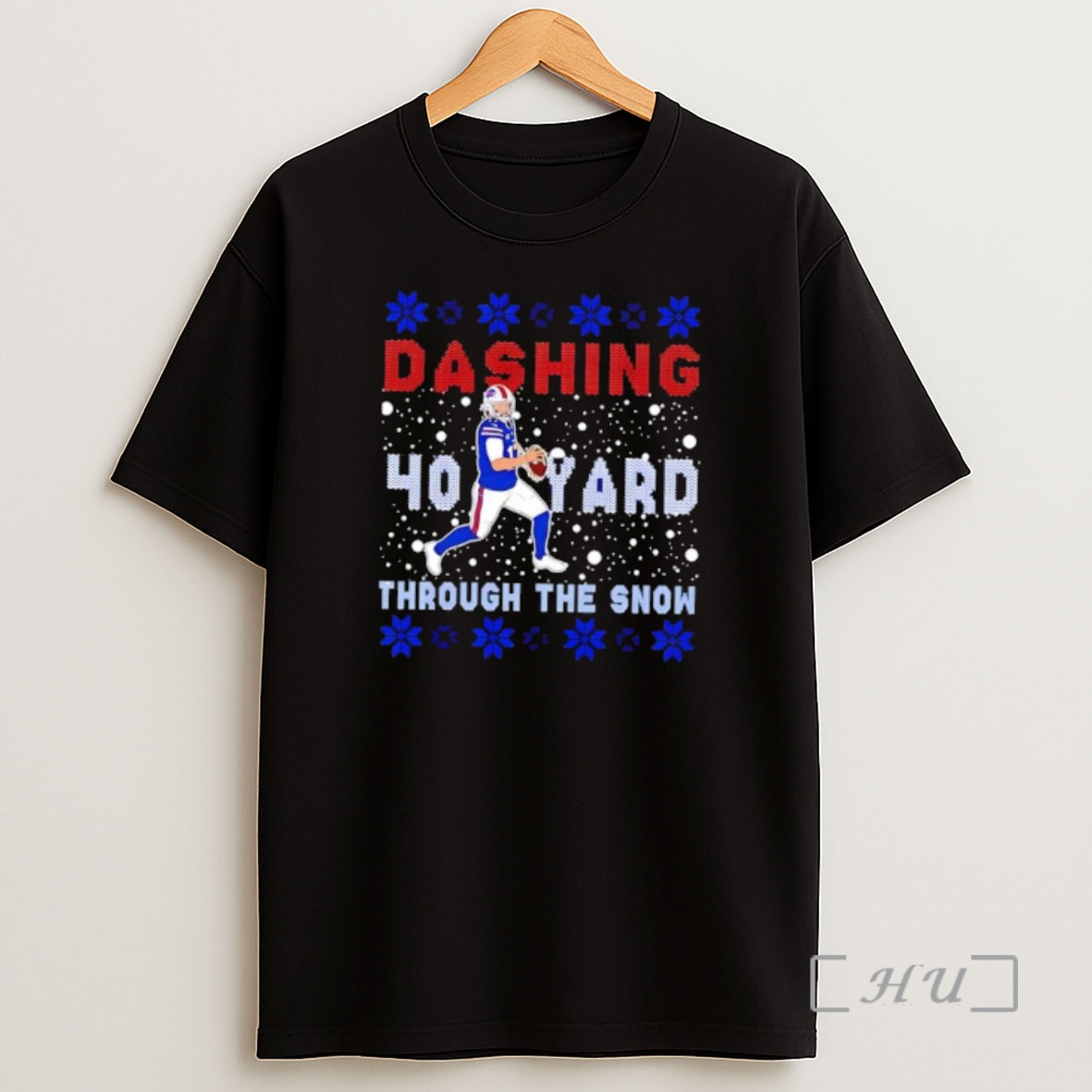 Officials Buffalo Bills Josh Allen Dashing Through The Snow Shirt Sweatshirt Tee
