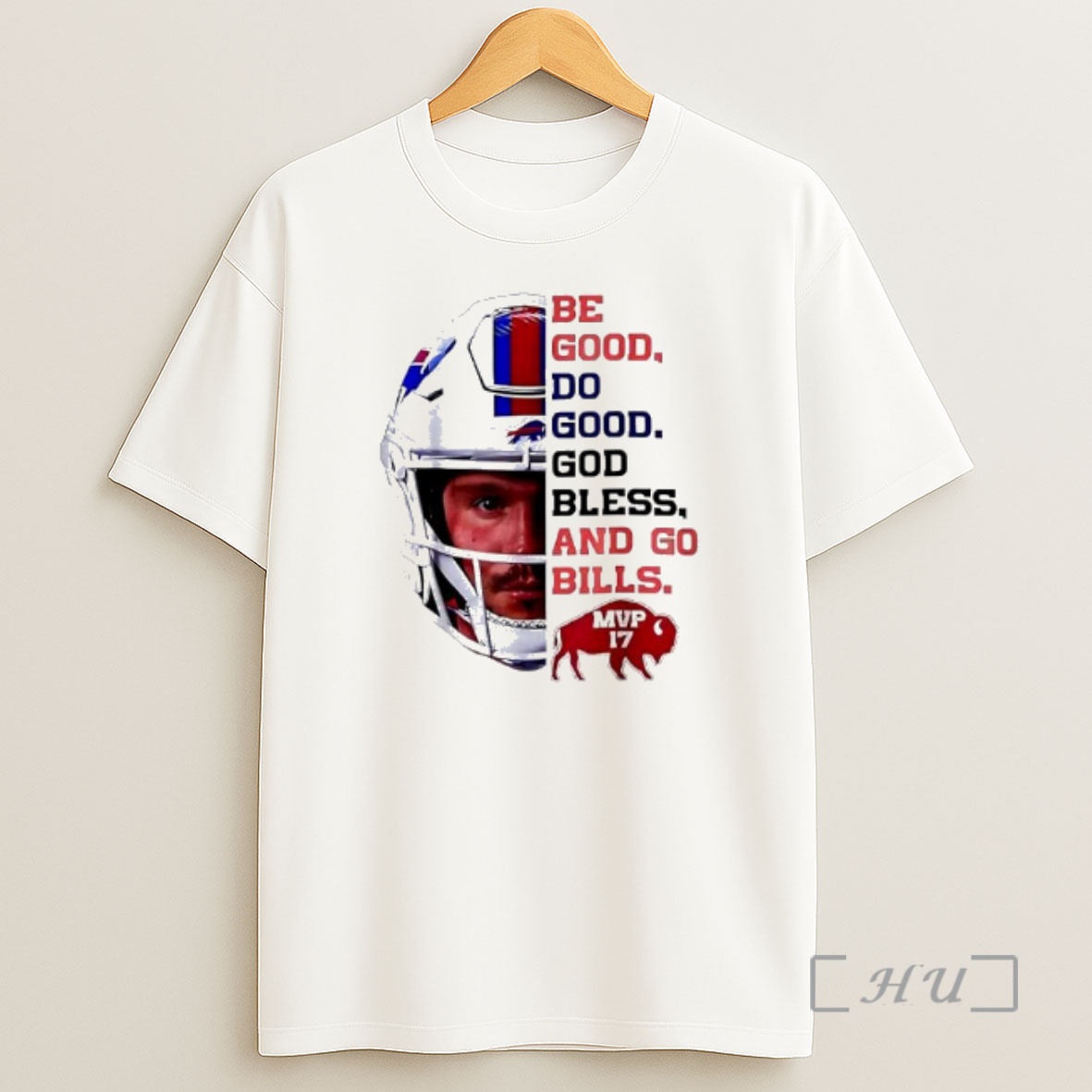 Officials Buffalo Bills Josh Allen Face Be Good Do Good God Bless Go Bills Mvp 17 Graphic Shirt Sweatshirt Tee