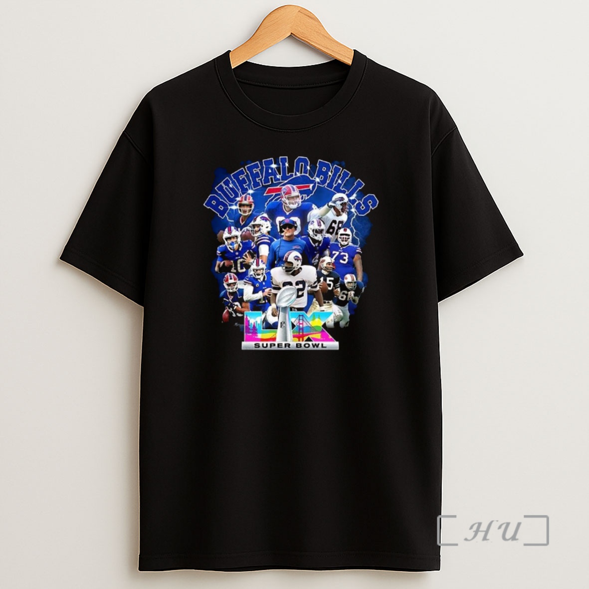 Officials Buffalo Bills Football Super Bowl Afl 2025 Player Collage Shirt Sweatshirt Tee