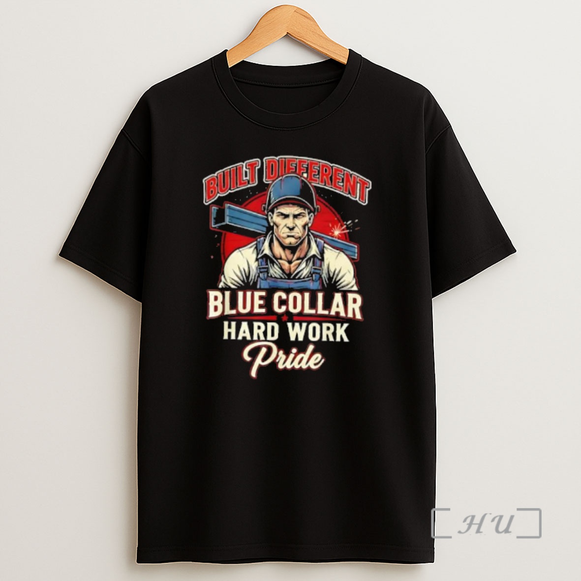 Officials Built Different Blue Collar Hard Work Pride Shirt Sweatshirt Tee