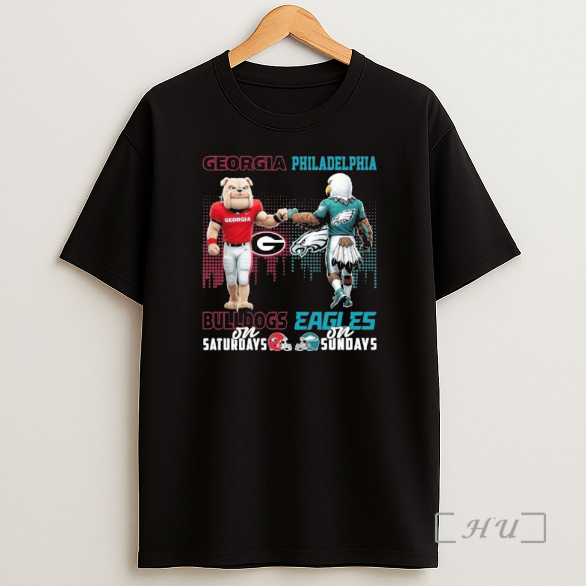 Officials Bulldogs Vs Eagles Mascot On Saturdays And On Sundays Shirt Sweatshirt Tee