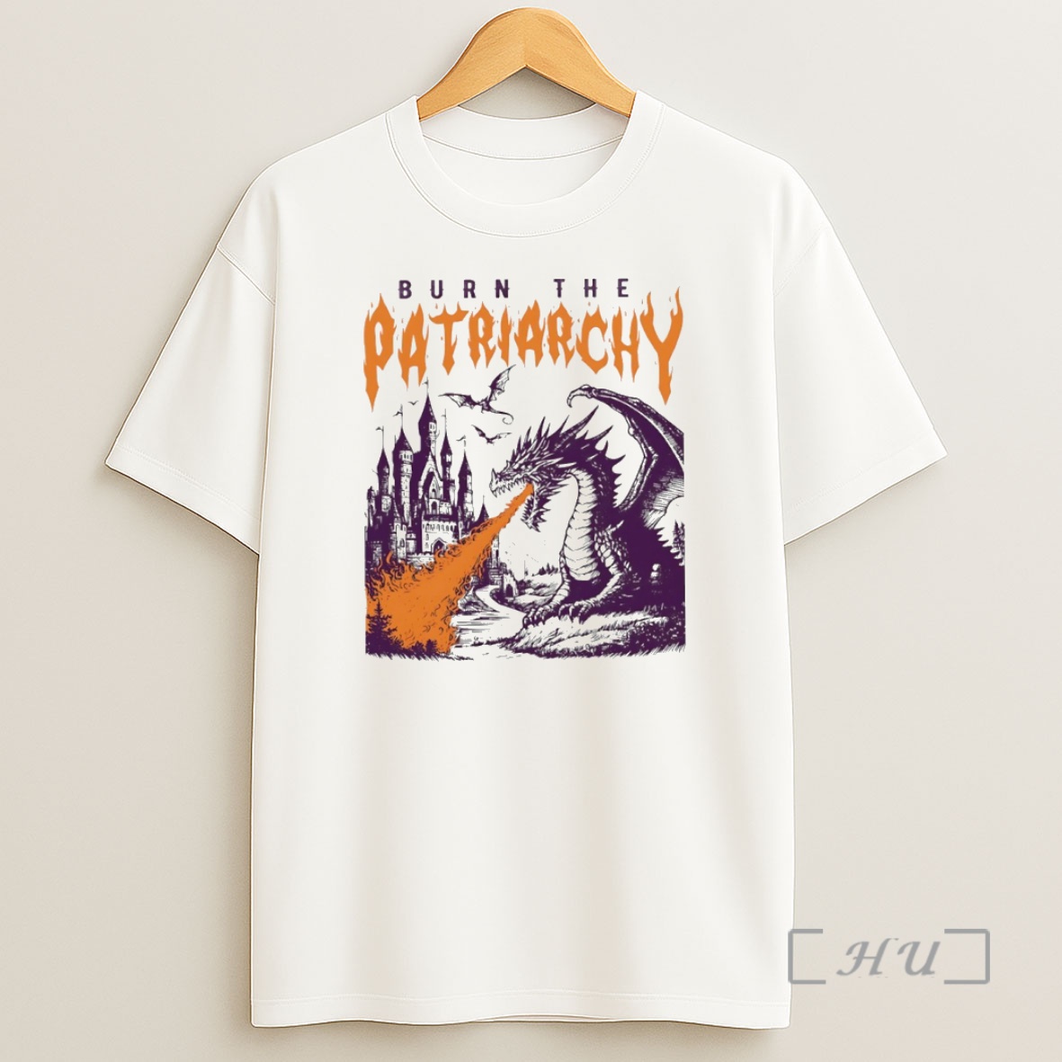 Officials Burn The Patriarchy Dragon Circle Shirt Sweatshirt Tee