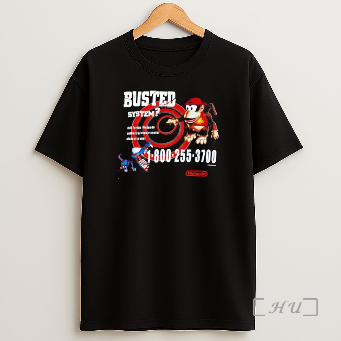 Officials Busted System Donkey Kong And Kremling Nintendo Graphic Shirt Sweatshirt Tee
