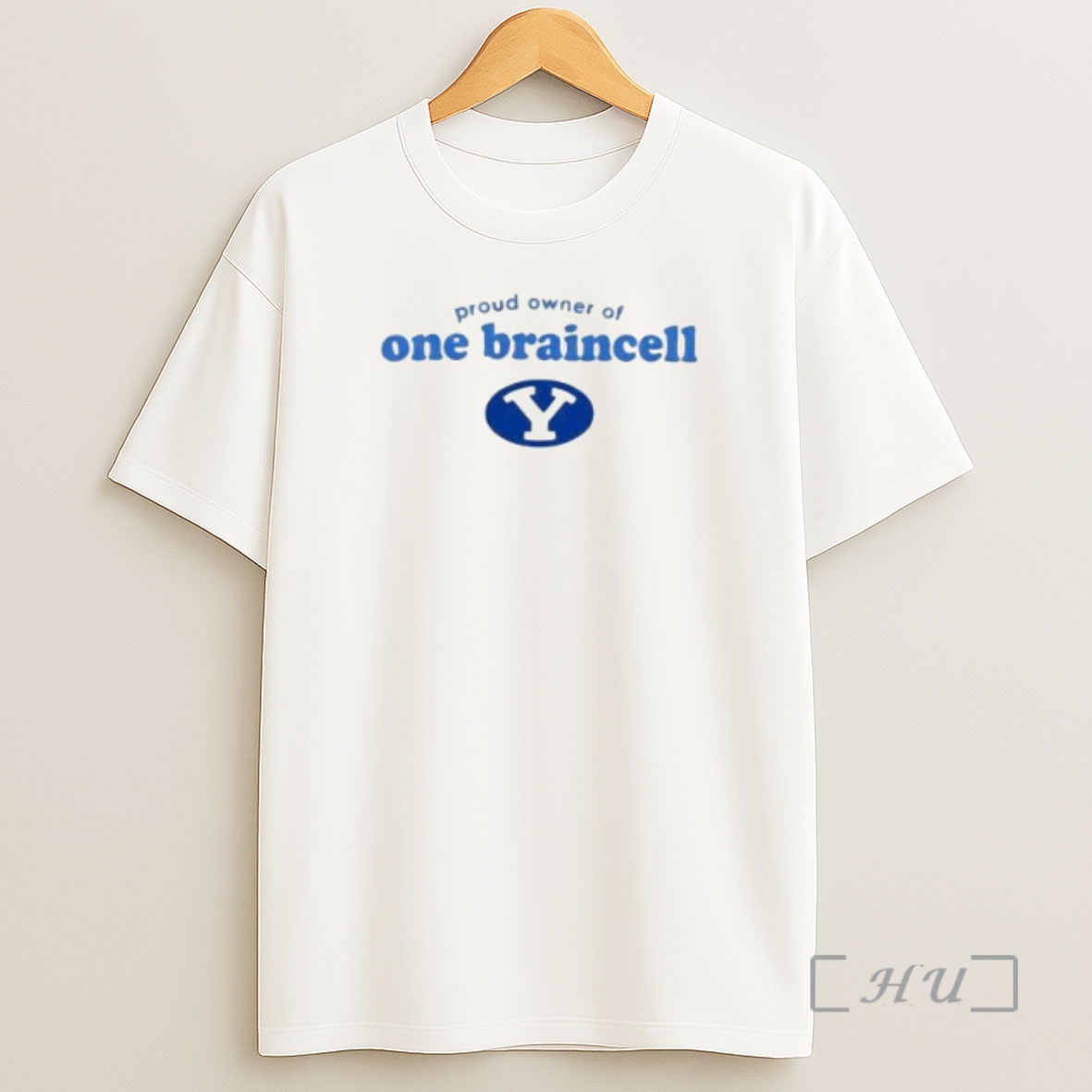 Officials Byu Cougars Proud Owner Of One Braincell Circle White Shirt Sweatshirt Tee