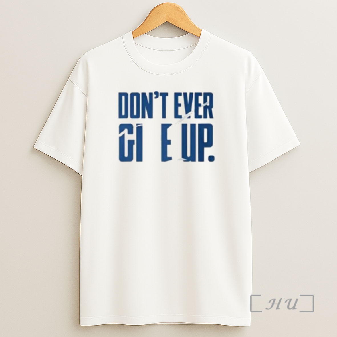 Officials Byu Dont Ever Give Up Circle White Shirt Sweatshirt Tee