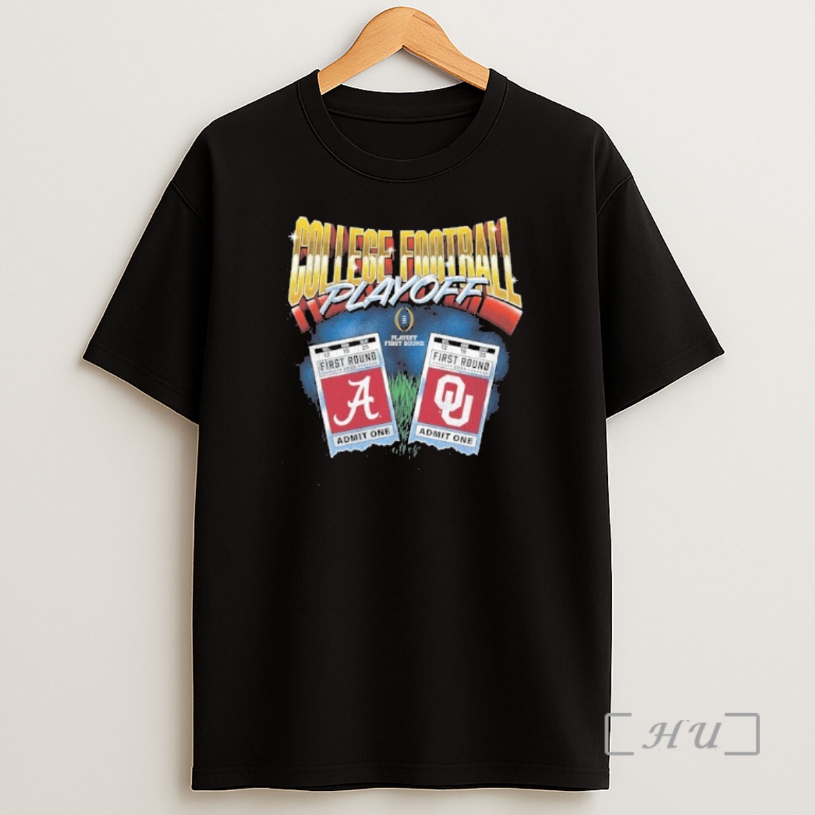Officials Cfp First Round 2025 Oklahoma Sooners Vs Alabama Crimson Tide Matchup Ticket Shirt Sweatshirt Tee