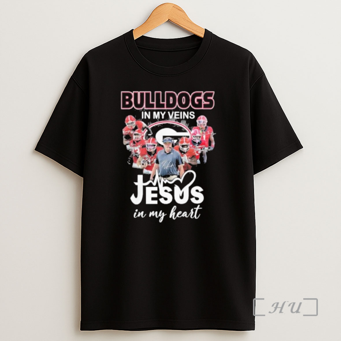 Officials Cfp Georgia Bulldogs In My Veins Jesus In My Heart Shirt Sweatshirt Tee