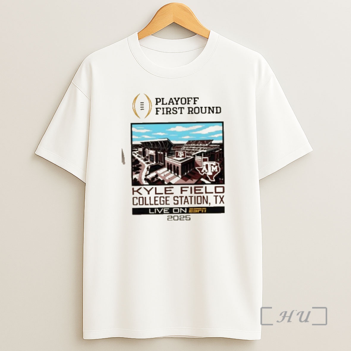 Officials Cfp Playoff First Round 25 26 Texas Am 1st Round Live From Kyle Field Shirt Sweatshirt Tee