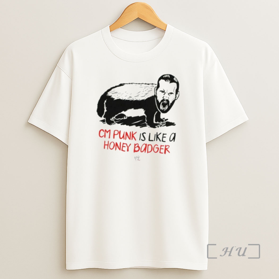 Officials Cm Punk Is Like A Honey Badger Ornaments Shirt Sweatshirt Tee