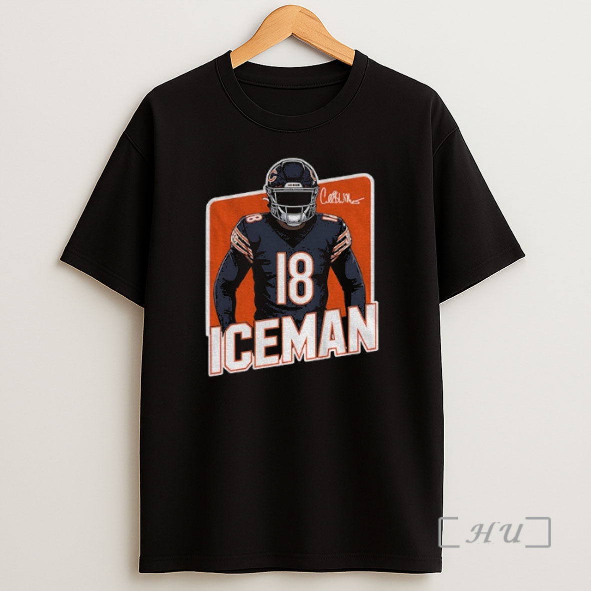 Officials Caleb Williams Iceman 18 Chicago Bears Nfl Football 2025 Signature Shirt Sweatshirt Tee