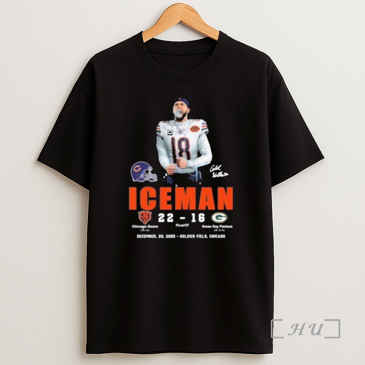 Officials Caleb Williams Iceman Bears 22 16 Packers Shirt Sweatshirt Tee
