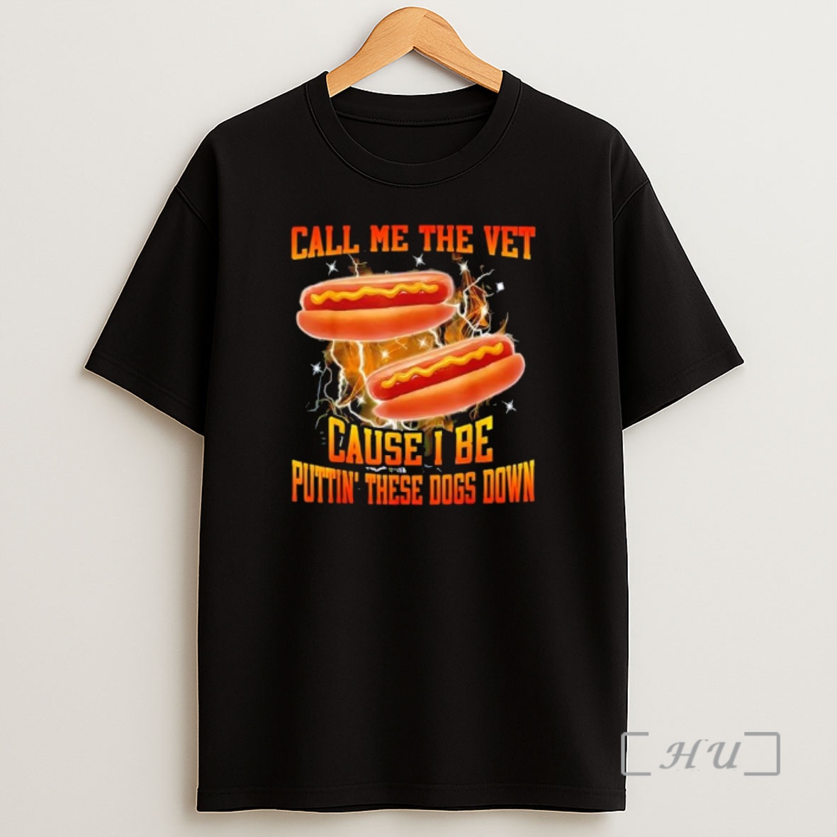 Officials Call Me The Vet Cause I Be Puttin These Dogs Down Hot Dog Graphic Shirt Sweatshirt Tee