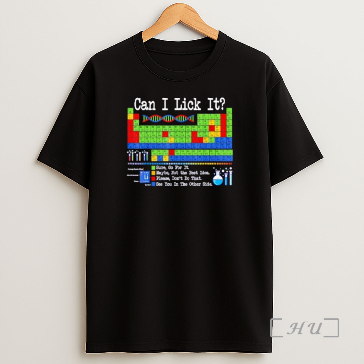 Officials Can I Lick It Periodic Table Funny Science Teachers Students Shirt Sweatshirt Tee