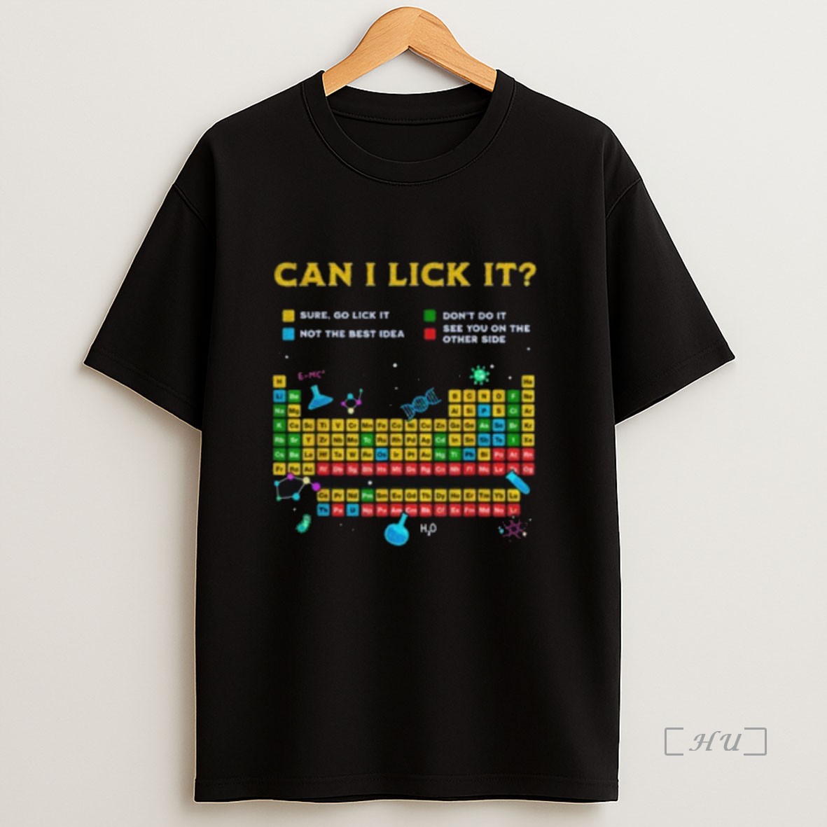 Officials Can I Lick It Periodic Table Premium Shirt Sweatshirt Tee