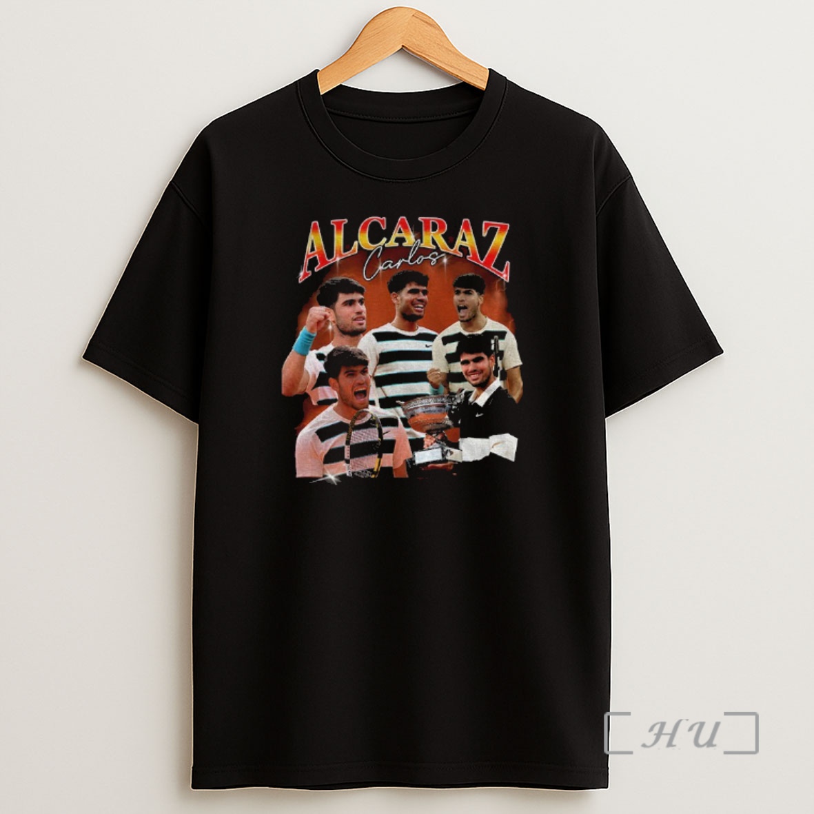 Officials Carlos Roland Garros 2025 Champion Bootleg Tennis Shirt Sweatshirt Tee