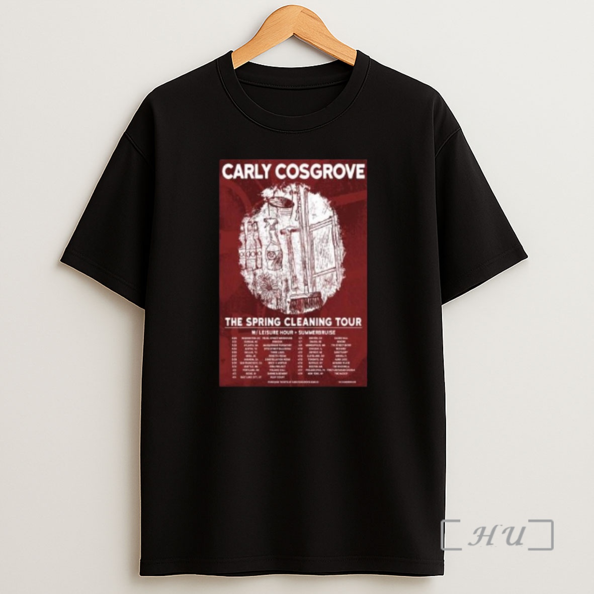 Officials Carly Cosgrove The Spring Cleaning Tour 2026 Circle Black Shirt Sweatshirt Tee