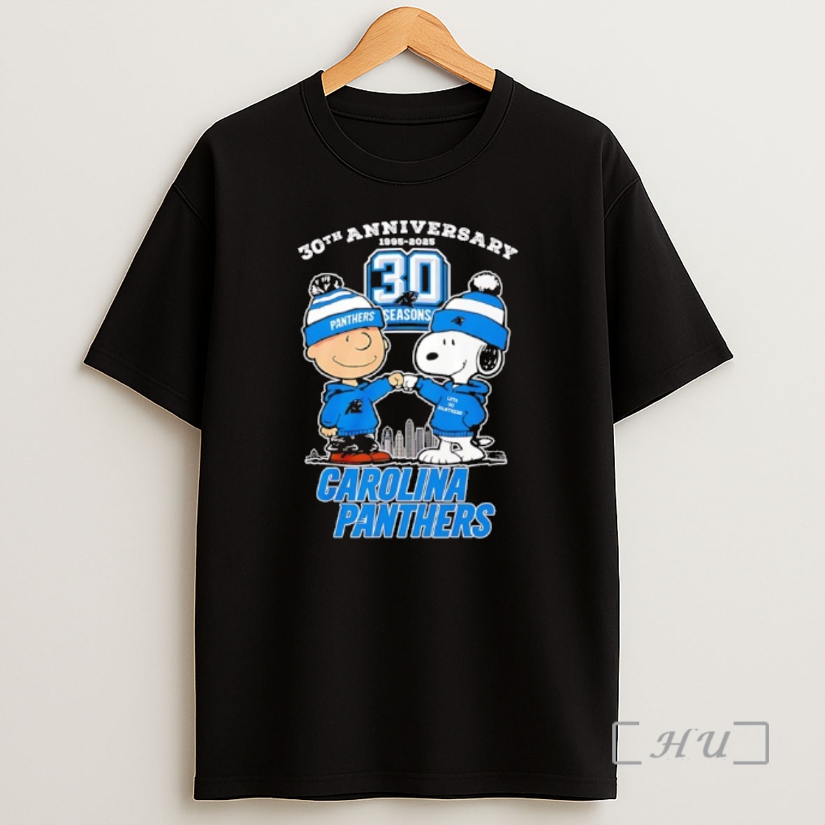 Officials Carolina Panthers 30th Anniversary 1995 2025 Snoopy Shirt Sweatshirt Tee
