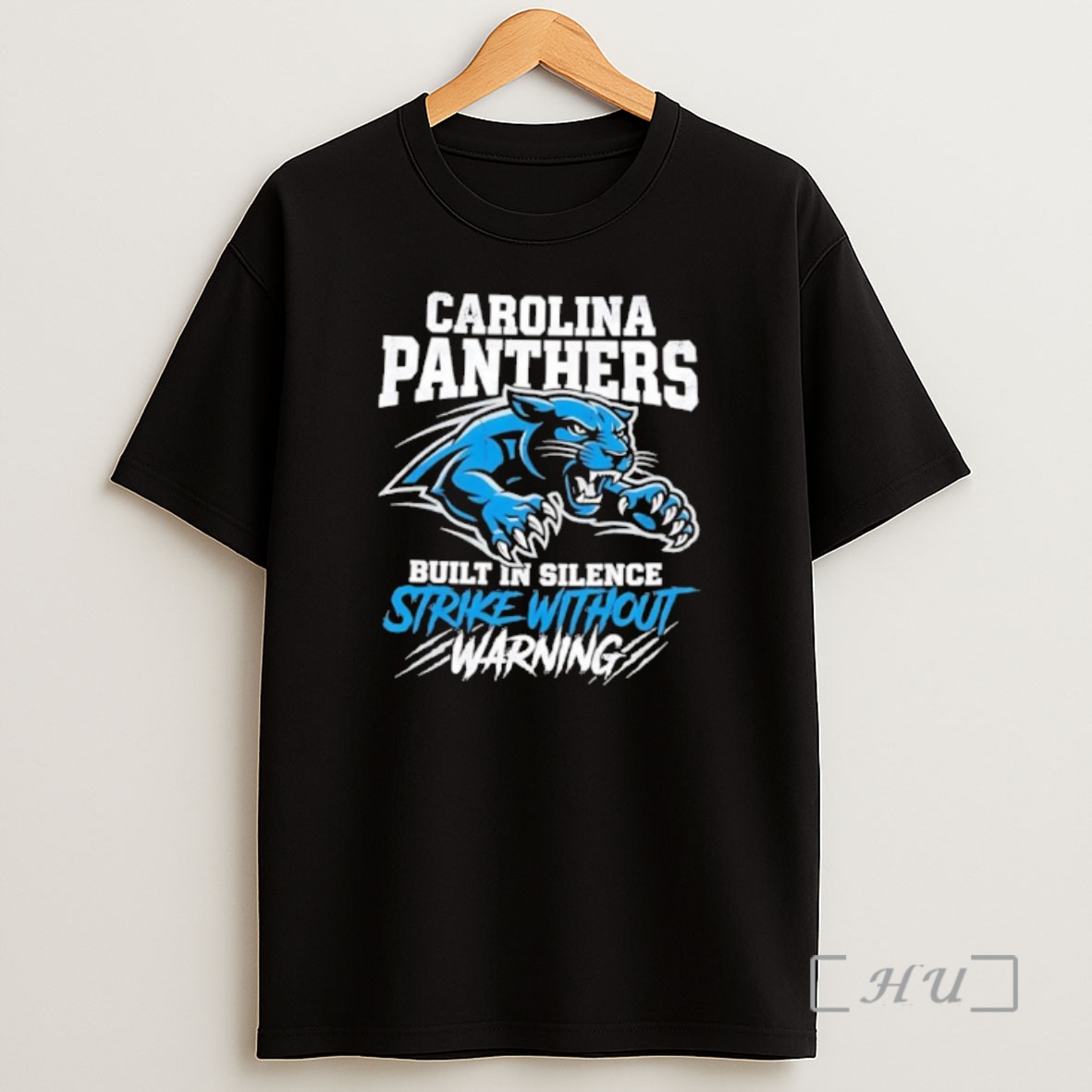 Officials Carolina Panthers Built In Silence Strike Without Warning Graphic Shirt Sweatshirt Tee