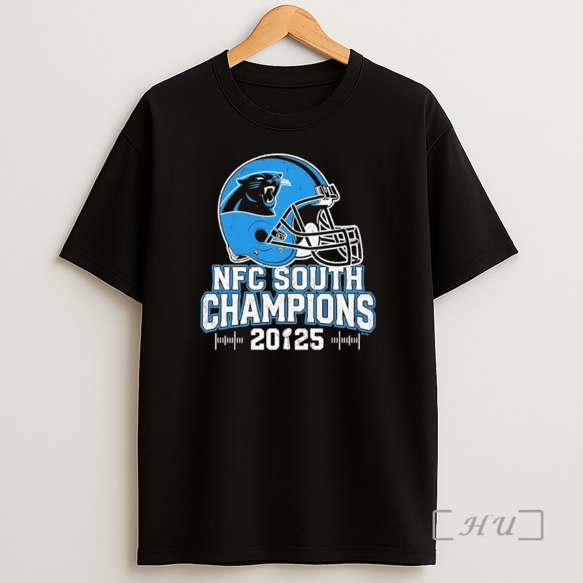 Officials Carolina Panthers Nfc South 2025 Champions Helmet Shirt Sweatshirt Tee